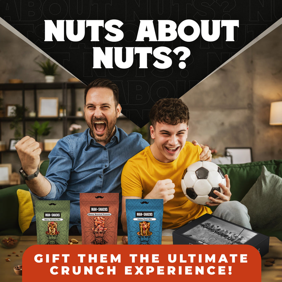 Nuts Gift Basket for Men | 8 Delicious Flavors of Gourmet Nuts | For Men, Dad, Husband, Son | Gift Box