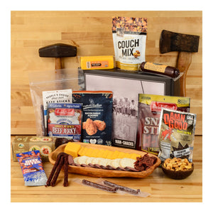 DELUXE MEAT, CHEESE & NUTS GIFT SET