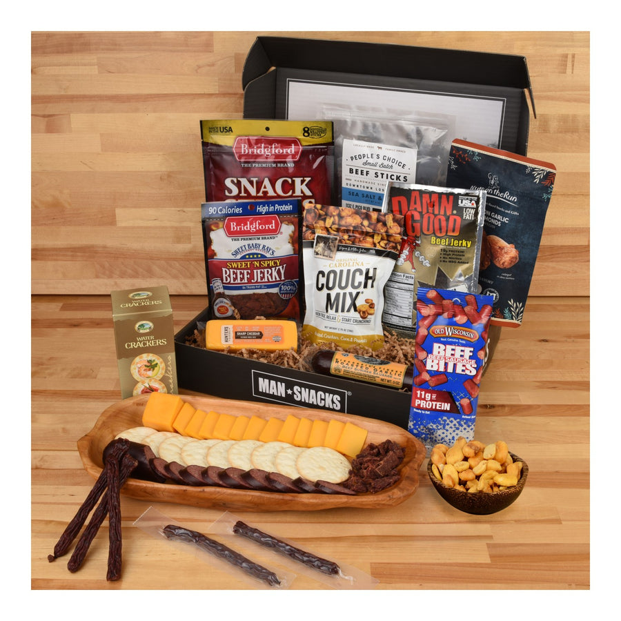 DELUXE MEAT, CHEESE & NUTS GIFT SET